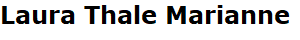 Laura Thale Marianne
